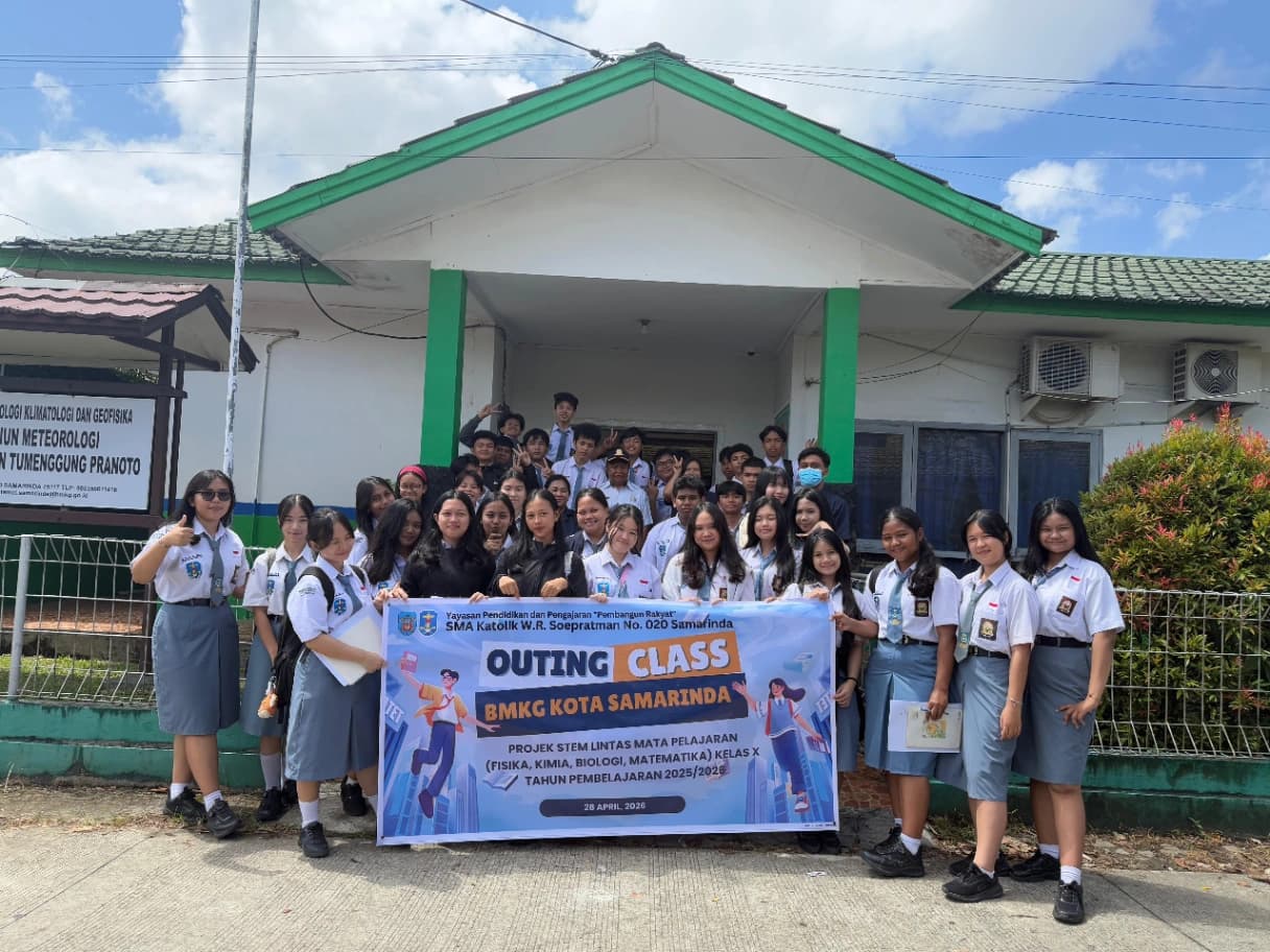 Siswa SMA Katolik WR Soepratman Laksanakan Kunjungan Edukasi ke BMKG Samarinda